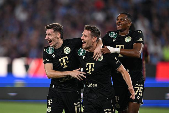 Ferencvaros hạ gục Trabzonspor 1-0 ngay trên sân khách ở lượt đi vòng loại Europa League