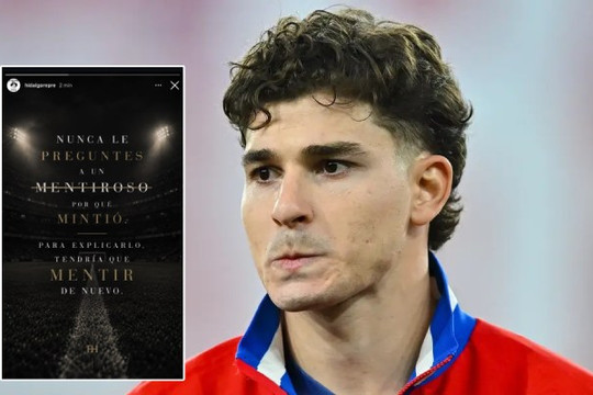 Tương lai Julian Alvarez dậy sóng: Đại diện ngầm chỉ trích ban lãnh đạo Atletico Madrid dối trá