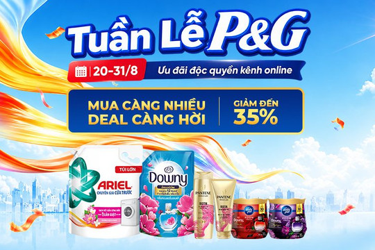 Mẹo săn trọn bộ hóa mỹ phẩm chính hãng P&G giảm đến 35% giúp tiết kiệm chi tiêu gia đình