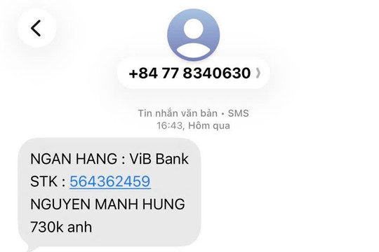 Cảnh báo thủ đoạn giả danh shipper hối thúc chuyển tiền từ dữ liệu đơn hàng bị lộ trên mạng