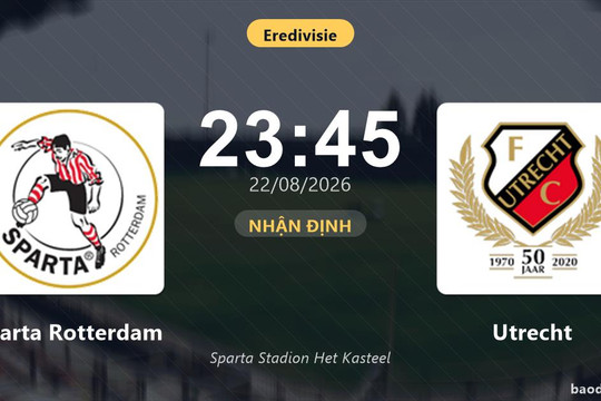 Nhận định Sparta Rotterdam vs Utrecht: đội hình dự kiến