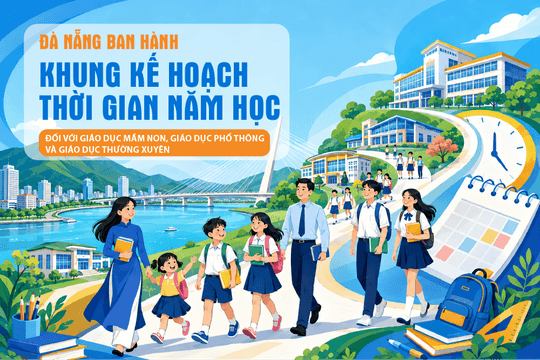 [Infographic] - Đà Nẵng ban hành Khung kế hoạch thời gian năm học đối với giáo dục mầm non, giáo dục phổ thông và giáo dục thường xuyên