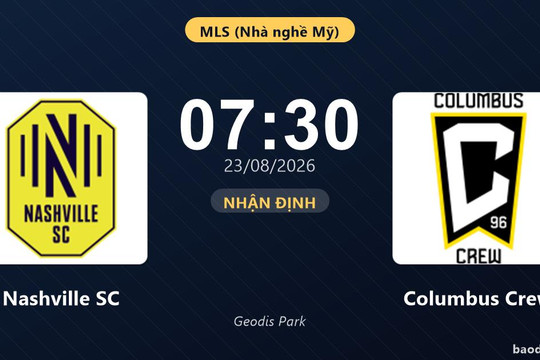 Nhận định Nashville SC vs Columbus Crew: Chuyến đi nhiều thử thách