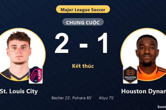 St. Louis City 2-1 Houston Dynamo: St. Louis City giành chiến thắng