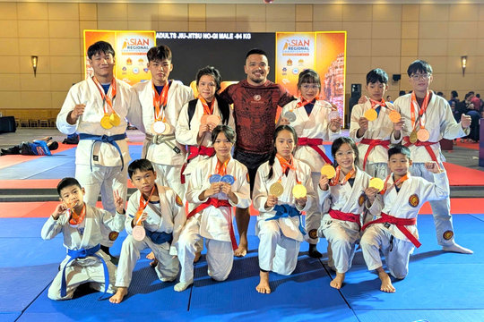Đà Nẵng giành 24 huy chương tại Giải vô địch và vô địch trẻ Jujitsu Đông Nam Á