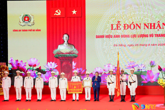 Công an thành phố Đà Nẵng đón nhận danh hiệu Anh hùng Lực lượng vũ trang nhân dân