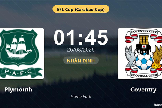 Nhận định Plymouth vs Coventry: Thắng để đi tiếp