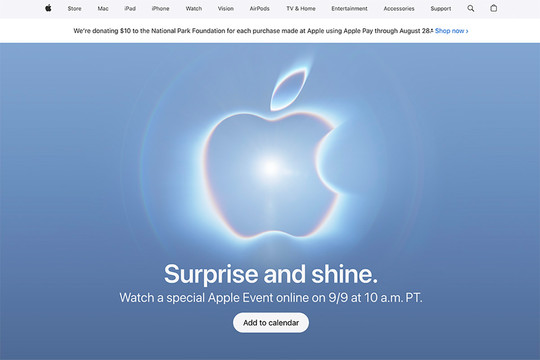 Apple ấn định sự kiện Surprise and shine ngày 9/9: Bước ngoặt lớn ở dàn lãnh đạo cấp cao