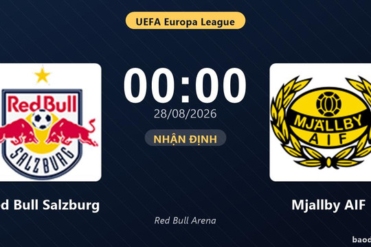 Nhận định Red Bull Salzburg vs Mjallby AIF: Cặp đấu hai lượt đi-về