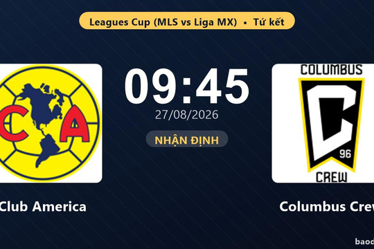 Nhận định Club America vs Columbus Crew: Thắng để đi tiếp