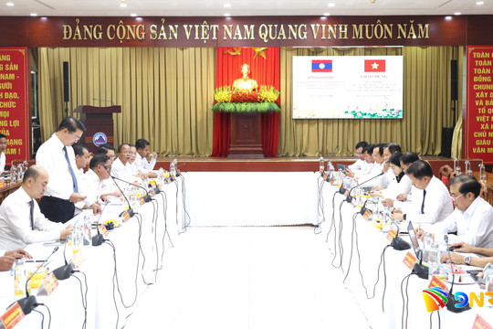 Da Nang and Laos' Salavan share experiences in Party organisation building