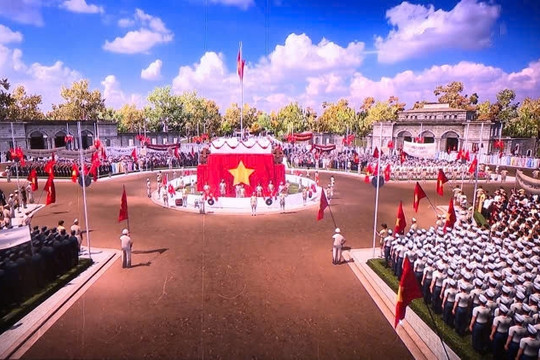 VR experience takes Da Nang residents back to Ba Dinh Square in 1945