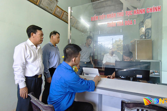 Xã Thăng An ra mắt mô hình “Hành chính số tại thôn”