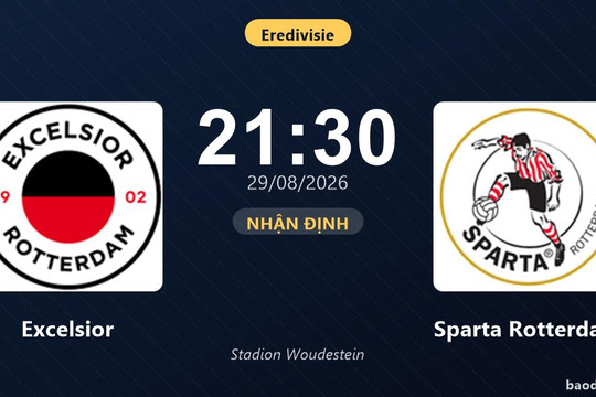 Nhận định Excelsior vs Sparta Rotterdam: Điểm nóng cuộc đua tốp đầu