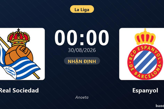 Nhận định Real Sociedad vs Espanyol: Điểm nóng cuộc đua tốp đầu