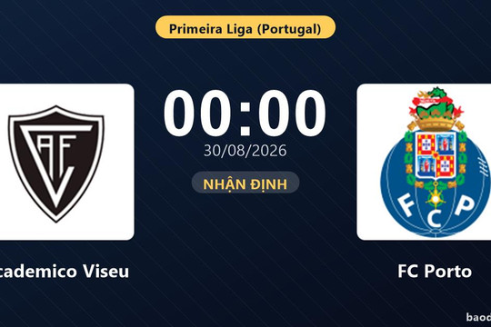 Nhận định Academico Viseu vs FC Porto: Cơ hội bám đuổi ngôi đầu
