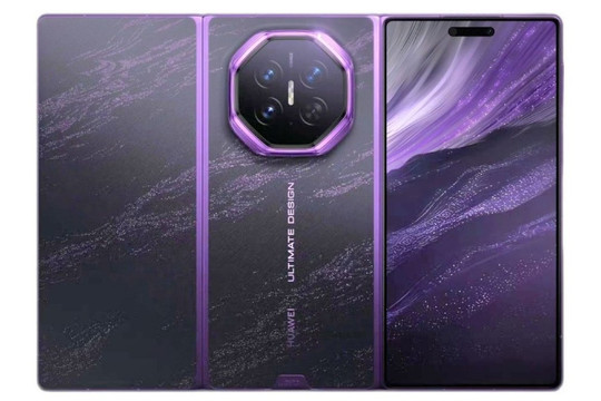 Điện thoại gập ba Huawei Mate XT 2 chuyển sang gập chữ U, tích hợp pin khủng 6.000 mAh