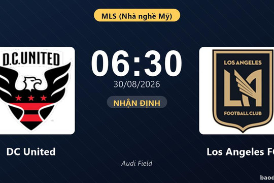 Nhận định DC United vs Los Angeles FC: Cả hai cùng khát thắng