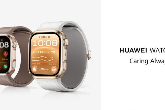 Huawei Watch D3 lộ diện với thiết kế mỏng nhẹ và tính năng đo huyết áp chuẩn y tế đột phá