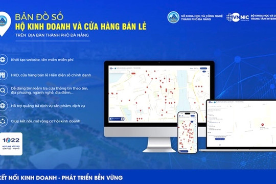 Ngày 2/9: Đà Nẵng đưa vào hoạt động Bản đồ số hộ kinh doanh và cửa hàng bán lẻ