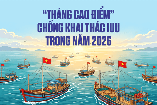 [Infographic] - “Tháng cao điểm” chống khai thác IUU trong năm 2026