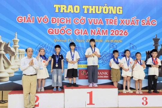 Đà Nẵng giành 11 huy chương tại Giải vô địch cờ vua trẻ xuất sắc quốc gia