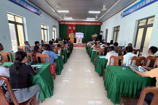 Công ty Thủy điện Sông Bung tăng cường tuyên truyền, phối hợp bảo đảm an toàn vùng hạ du hồ chứa