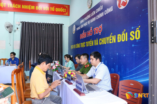 Phường Liên Chiểu triển khai “Điểm hỗ trợ dịch vụ công trực tuyến và chuyển đổi số”