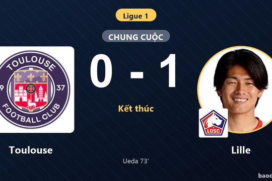 Hạ gục Toulouse trên sân khách, Lille vươn lên top 3 Ligue 1
