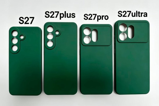 Lộ diện ốp lưng Galaxy S27 Series: Đột phá cụm camera ngang trên bản Pro và Ultra cao cấp