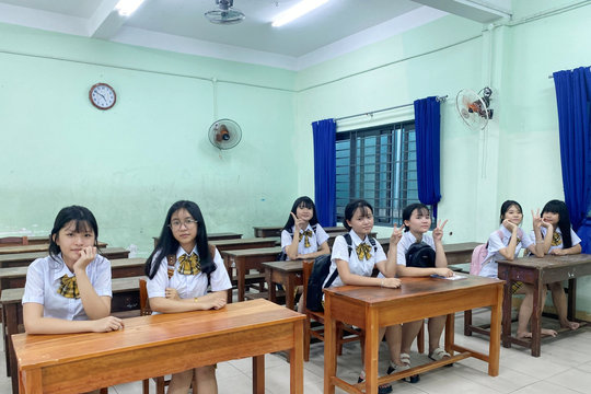 Bất cập không gian lớp học của học sinh trung học