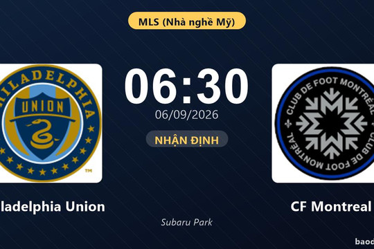 Nhận định Philadelphia Union vs CF Montreal: Điểm tựa từ thành tích đối đầu