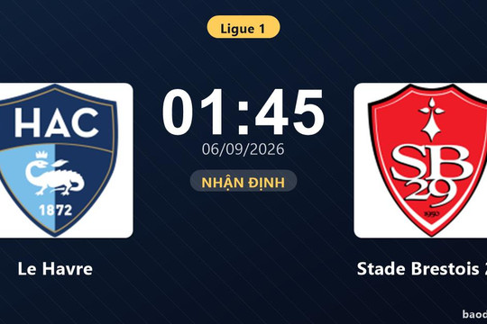 Nhận định Le Havre vs Stade Brestois 29: Điểm nóng cuộc đua tốp đầu