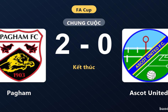 Pagham đánh bại Ascot United 2-0 ở trận đá lại vòng loại FA Cup