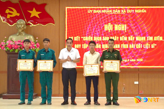 Duy Nghĩa khen thưởng nhiều tập thể, cá nhân trong Chiến dịch 500 ngày đêm