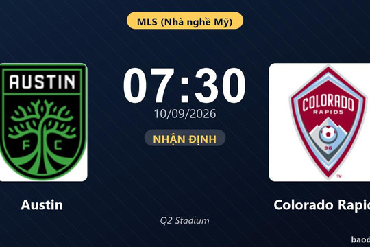 Nhận định Austin vs Colorado Rapids, vòng 24 MLS (Nhà nghề Mỹ)