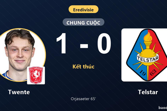 Hạ Telstar, Twente vươn lên giữa bảng xếp hạng Eredivisie