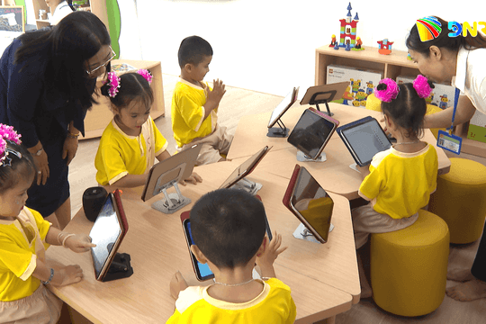 Khánh thành phòng thực hành STEAM tại Trường Mầm non Vu Gia