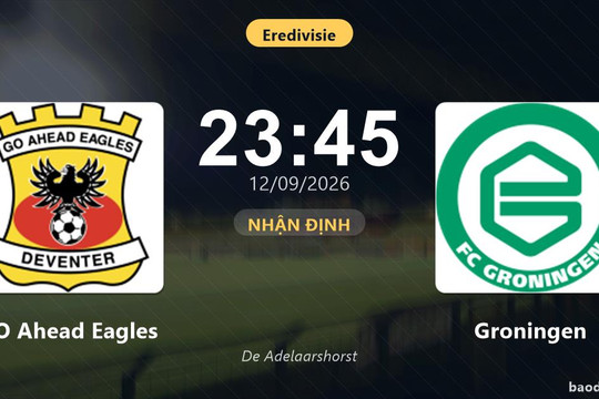 Nhận định GO Ahead Eagles vs Groningen: Điểm nóng cuộc đua tốp đầu