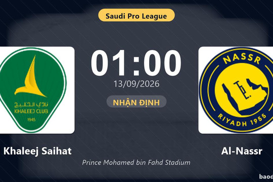 Nhận định Al Khaleej Saihat vs Al-Nassr: Chủ nhà tìm lại chiến thắng