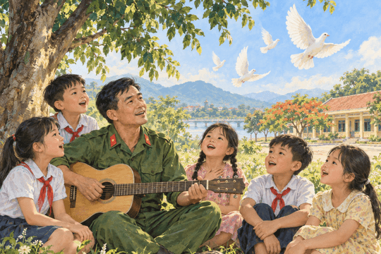 Hát với chú Bộ đội