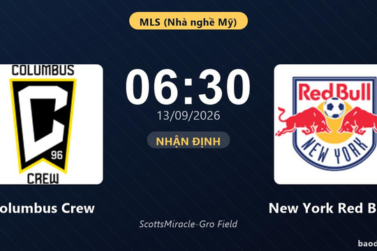 Nhận định Columbus Crew vs New York Red Bulls: Cả hai cùng khát thắng