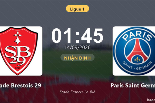 Nhận định Stade Brestois 29 vs Paris Saint Germain: Điểm nóng cuộc đua tốp đầu