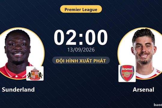 Trực tiếp Sunderland vs Arsenal: Arsenal áp đảo kiểm soát bóng, chưa có bàn thắng