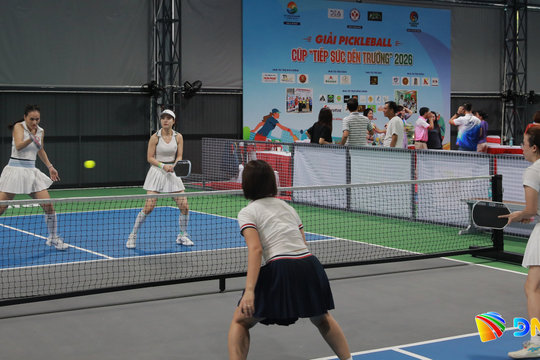 Gần 200 vận động viên tranh tài tại giải pickleball “Tiếp sức đến trường”