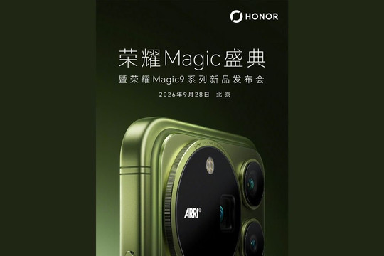 HONOR Magic 9 gây chú ý với camera selfie vuông Dynamic Eye 55MP và chất lượng ARRI