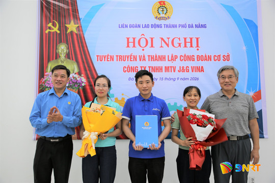 Thành lập Công đoàn cơ sở Công ty TNHH MTV J&G Vina