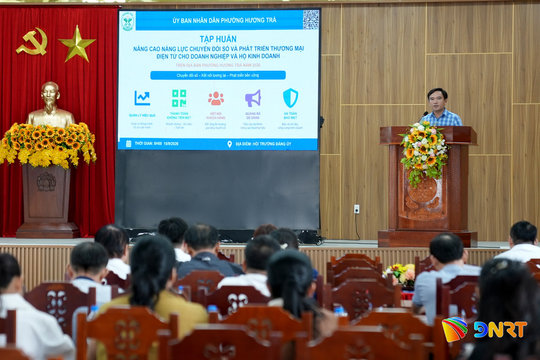 Phường Hương Trà nâng cao năng lực chuyển đổi số cho doanh nghiệp, hộ kinh doanh