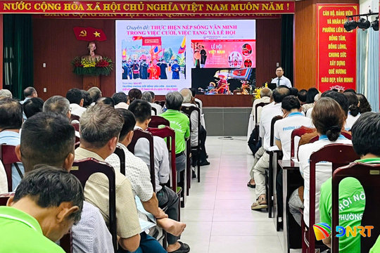 Liên Chiểu tuyên truyền nếp sống văn minh và văn hóa giao tiếp