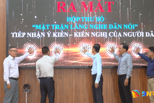 Thăng Điền ra mắt mô hình "Hộp thư số - Mặt trận xã lắng nghe dân nói"